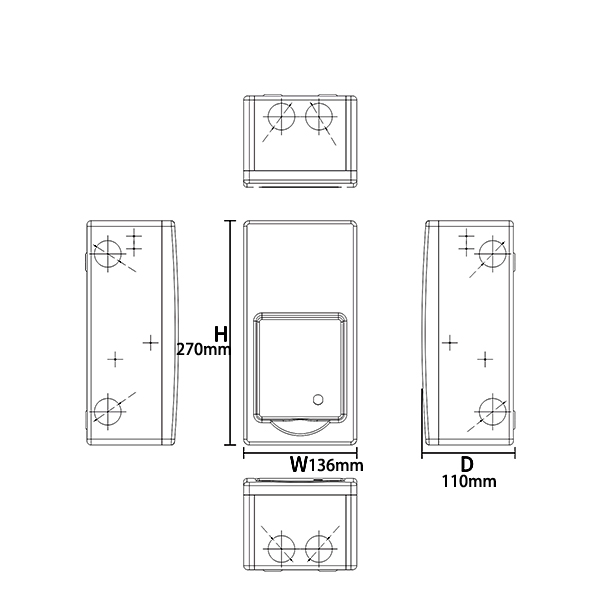 Laiwo Surface Mounted Metal Garage Unit-wosomelec